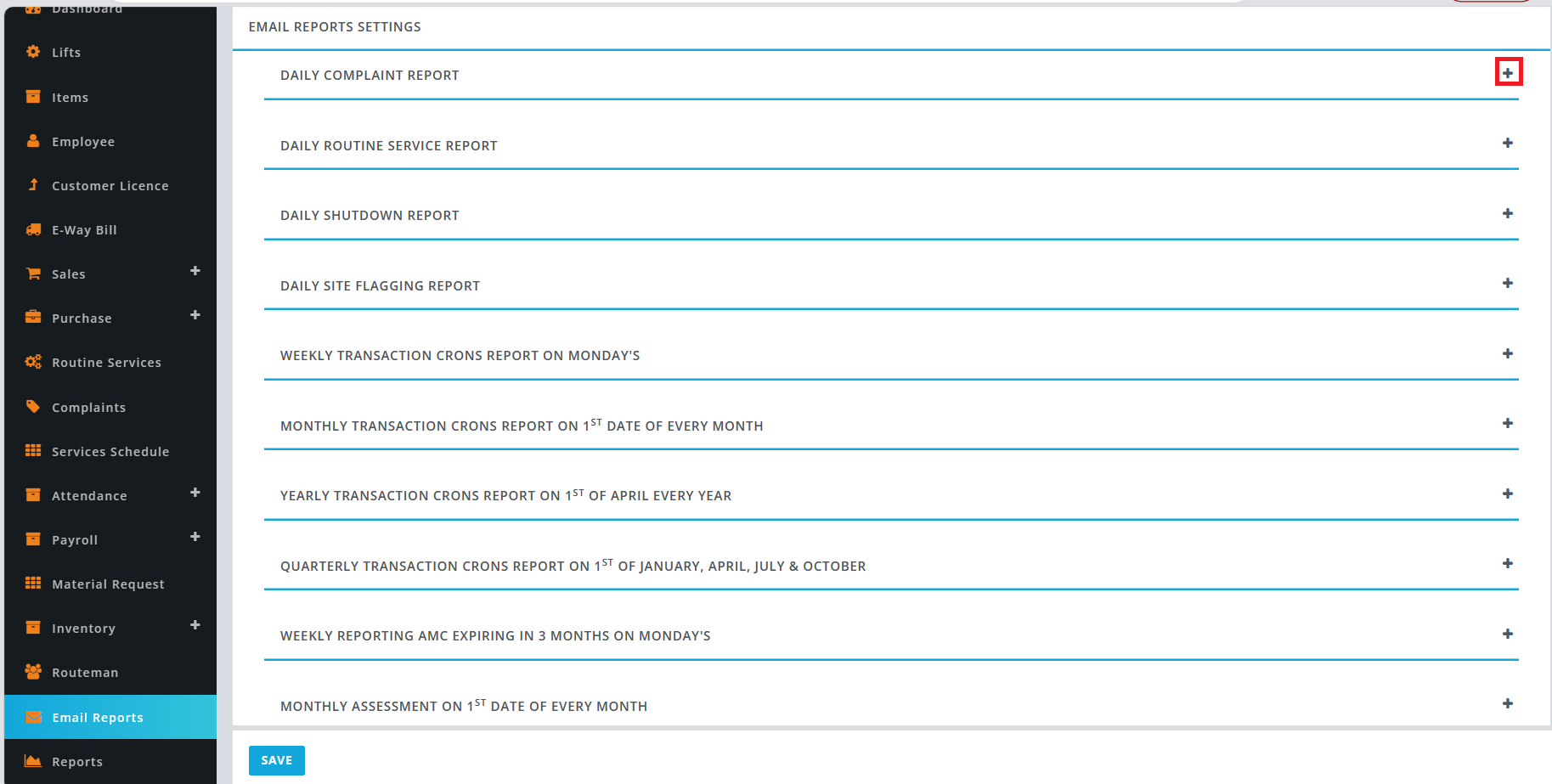 Email-reports